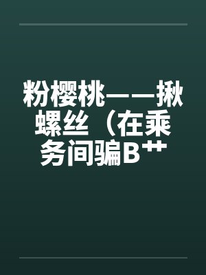 粉樱桃——揪螺丝(在乘务间骗B艹) 粉樱桃——揪螺丝(在乘务间骗B艹)