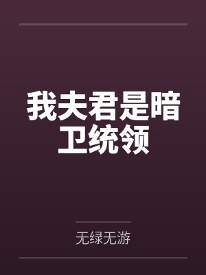 我夫君是暗卫统领 我夫君是暗卫统领