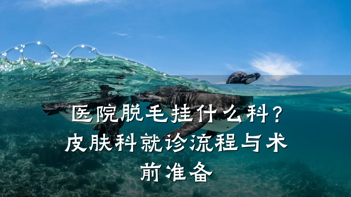 医院脱毛挂什么科？皮肤科就诊流程与术前准备