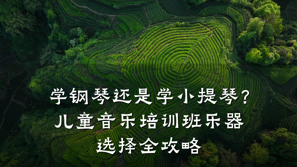 学钢琴还是学小提琴？儿童音乐培训班乐器选择全攻略