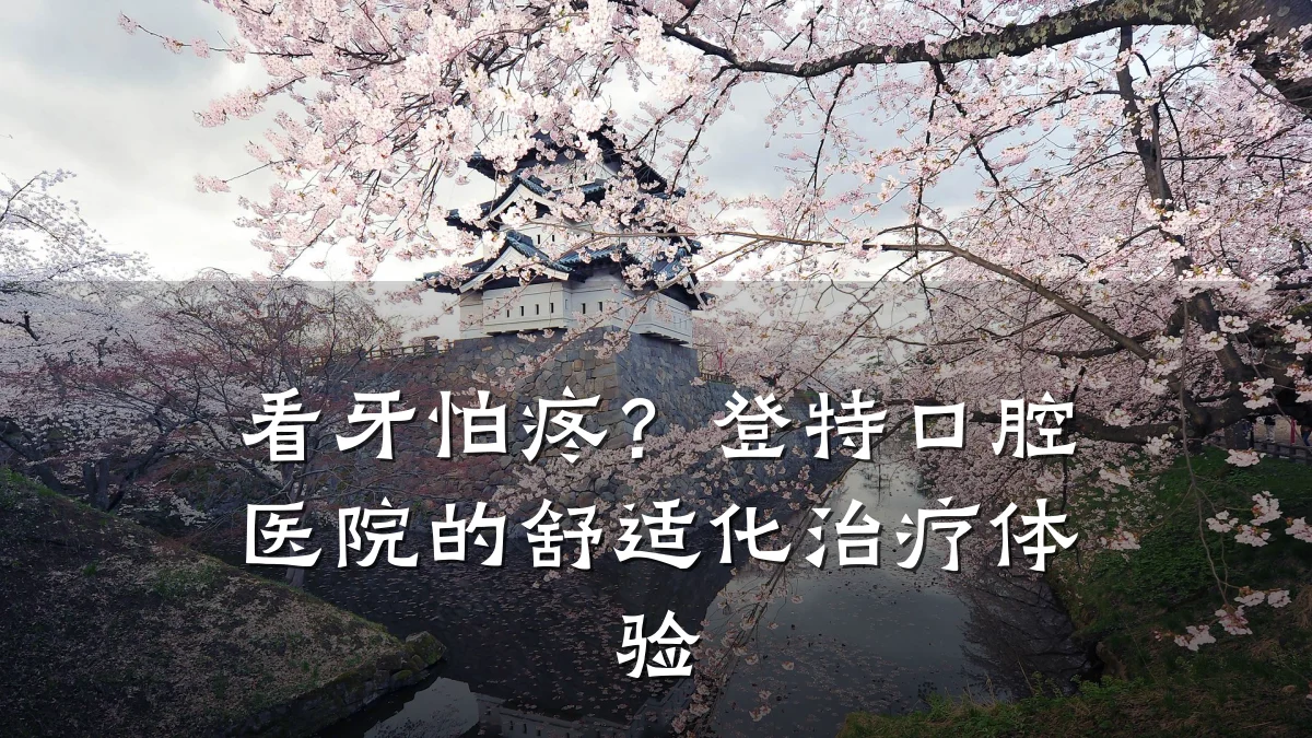 看牙怕疼？登特口腔医院的舒适化治疗体验