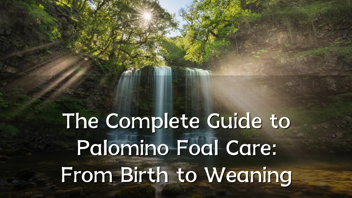 The Complete Guide to Palomino Foal Care: From Birth to Weaning