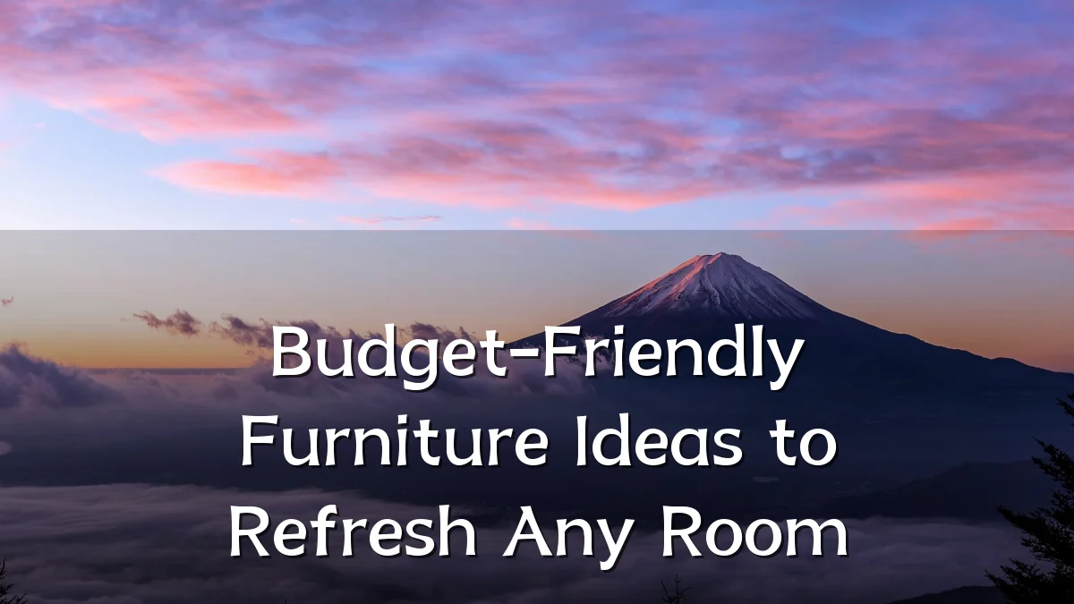 Budget-Friendly Furniture Ideas to Refresh Any Room