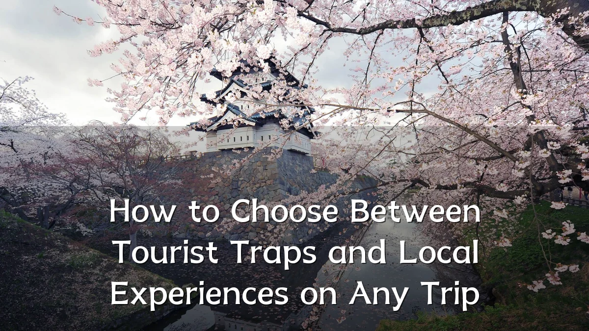 How to Choose Between Tourist Traps and Local Experiences on Any Trip