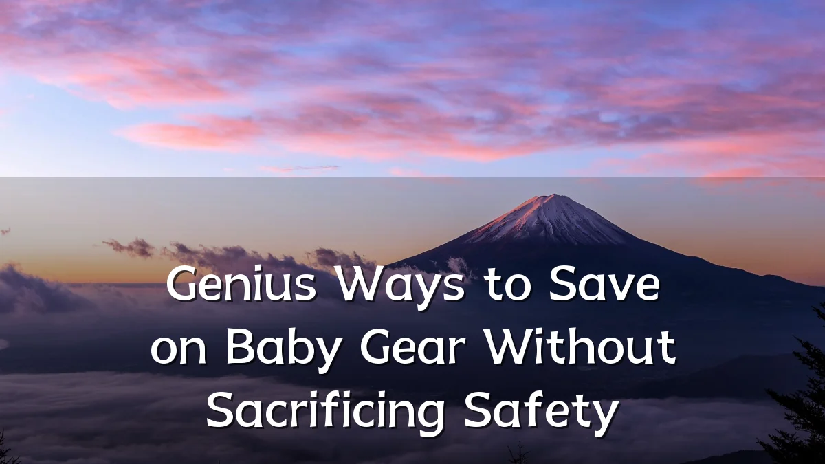 Genius Ways to Save on Baby Gear Without Sacrificing Safety