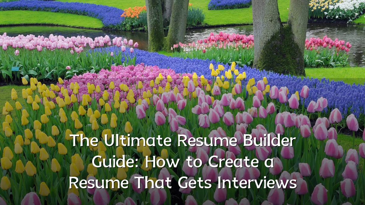 The Ultimate Resume Builder Guide: How to Create a Resume That Gets Interviews